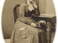 Inger Marie 'Kjær' Pedersen (g. Diderichsen, 1854-1932), datter af gårdmand i Blåkjær, Peder Jacobsen (1824-1894) og Else Pedersen (1825-1892). Årstal ukendt.
