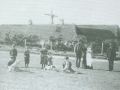 Blaakjær og familien Kjær omkring 1900.