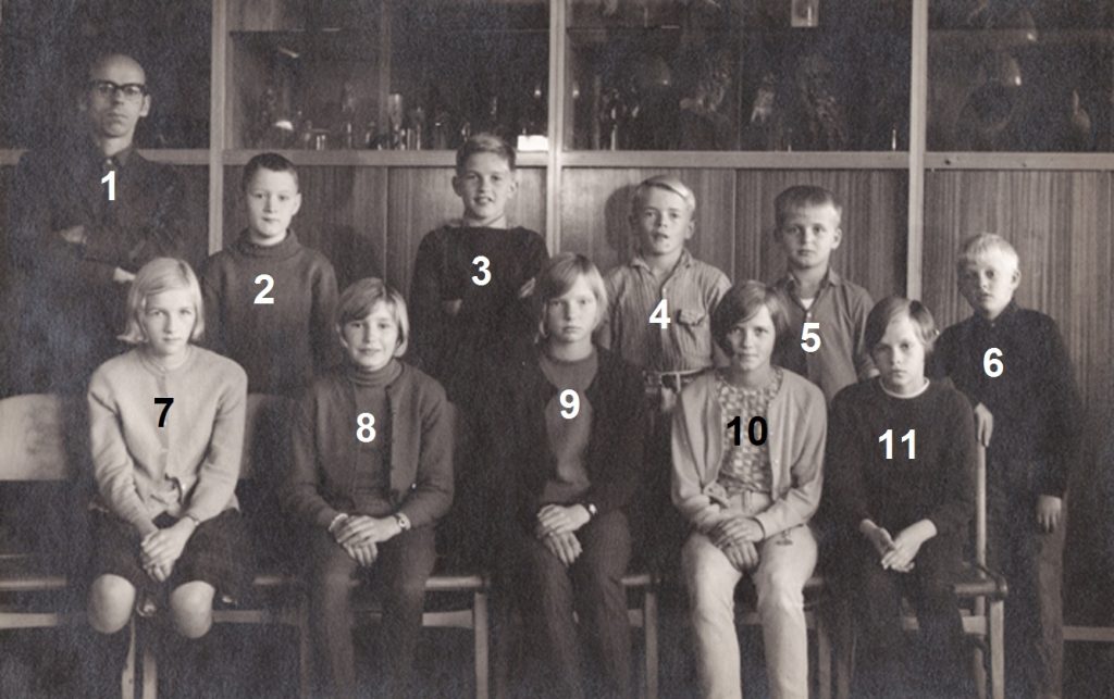 Vind Skole, 6. klasse, 1968-1969.