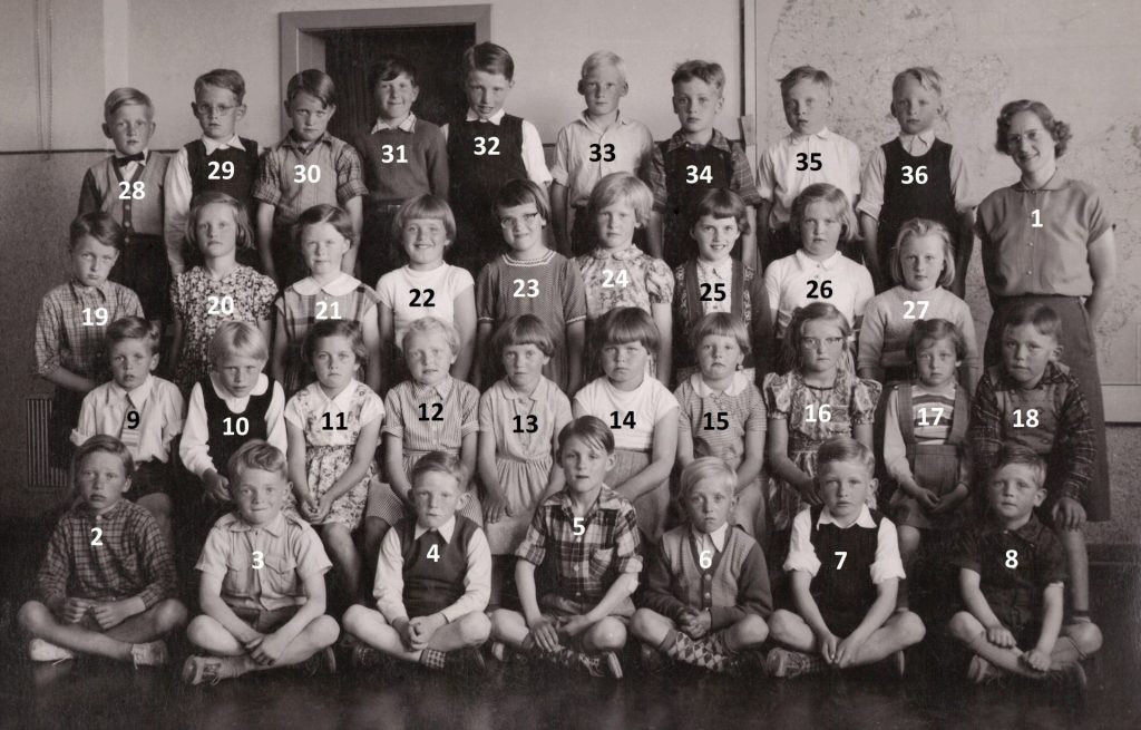 Vind Skole, midten af 1950'erne.