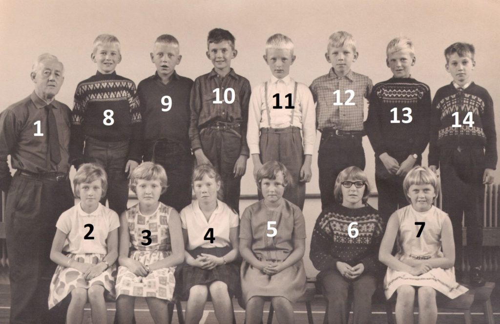 Vind Skole, 4. klasse, 1965.