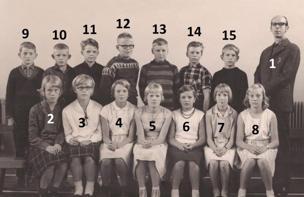 Vind Skole, midten af 1960'erne.